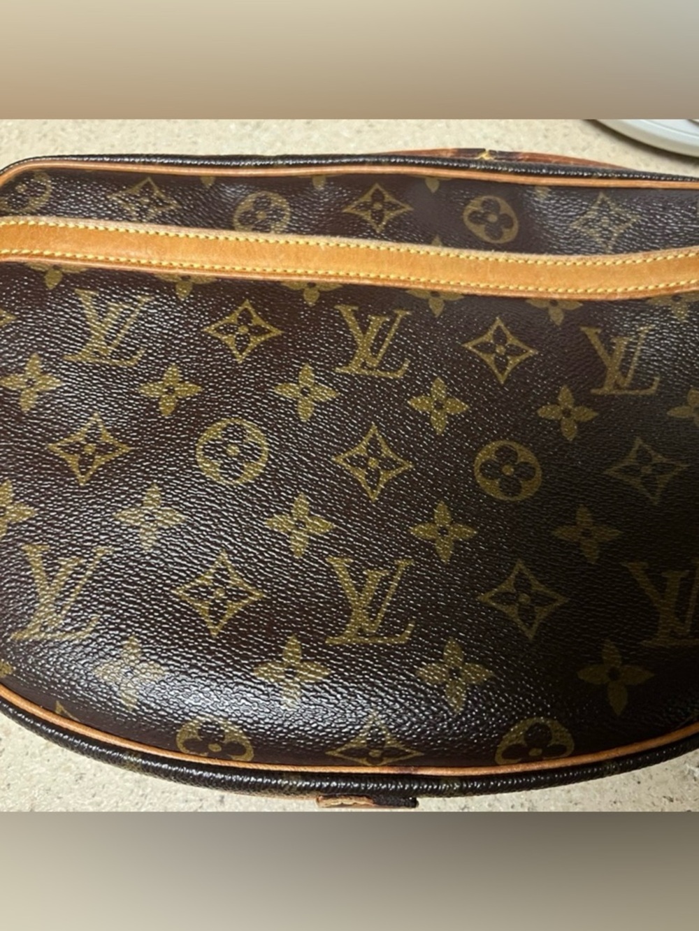 Authentic Louis Vuitton Jeune Fille crosbody Shoulder Bag PM Brown Canvas MI8004 - Picture 6 of 6